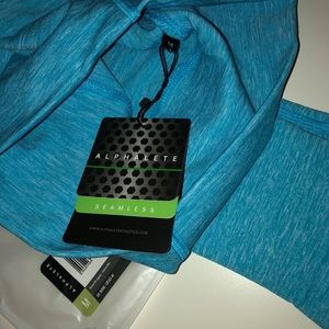 NWT alphalete R6 revivals - cayman blue - size M